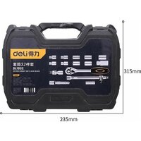 Универсальный набор инструментов Deli EDL1032 (32 предмета) - Превью изображения №3 — Интернет-магазин ПроЗаказ