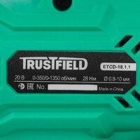 Дрель-шуруповерт Trustfield ETCD-18.2.1 (с 2-мя АКБ, кейс) - Превью изображения №4 — Интернет-магазин ПроЗаказ