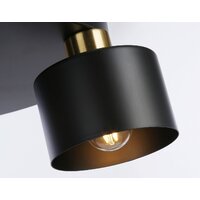Люстра средней высоты Ambrella light Traditional TR8121/3 BK/BS (черный/латунь) - Превью изображения №3 — Интернет-магазин ПроЗаказ