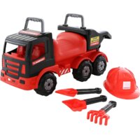 Полесье 200-02 Mammoet+каска+совок+грабли+лопата [57082]