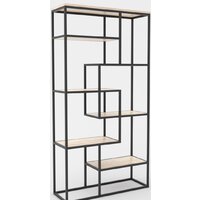 Hype Mebel Зиг-Заг-2 120x200 (черный/древесина белая)
