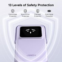 Внешний аккумулятор Ugreen PB764 10000mAh (сиреневый) - Превью изображения №3 — Интернет-магазин ПроЗаказ
