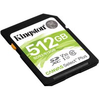 Карта памяти Kingston Canvas Select Plus SDXC 512GB SDS2/512GB - Превью изображения №2 — Интернет-магазин ПроЗаказ