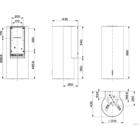 Кухонная вытяжка Faber Cylindra Plus WH Gloss A37 - Превью изображения №2 — Интернет-магазин ПроЗаказ