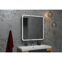  Континент Шкаф с зеркалом Elliott Led 80x80 (с датчиком движения) - Превью изображения №9 — Интернет-магазин ПроЗаказ