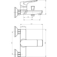 Смеситель Esko Eiger EG 54 w/a - Превью изображения №3 — Интернет-магазин ПроЗаказ