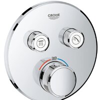 Смеситель без скрытого механизма Grohe Grohtherm SmartControl 29119000 (хром) - Превью изображения №1 — Интернет-магазин ПроЗаказ