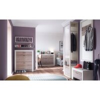 Шкаф-пенал Anrex Olivia 1DZ (вудлайн крем/дуб анкора) - Превью изображения №3 — Интернет-магазин ПроЗаказ