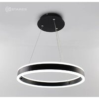 Подвесная люстра Estares Stella 64W R-APP-400x1200-BLACK/WHITE-220-IP20 - Превью изображения №2 — Интернет-магазин ПроЗаказ