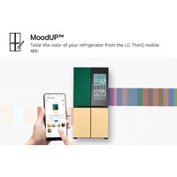 Четырёхдверный холодильник LG MoodUP GMV960NNME - Превью изображения №3 — Интернет-магазин ПроЗаказ