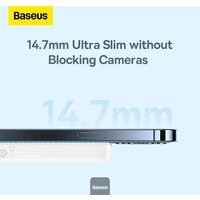 Внешний аккумулятор Baseus Magnetic Mini Wireless Fast Charging Power Bank 20W 6000mAh (белый) - Превью изображения №7 — Интернет-магазин ПроЗаказ