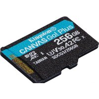 Карта памяти Kingston Canvas Go! Plus microSDXC 256GB SDCG3/256GB (с адаптером) - Превью изображения №3 — Интернет-магазин ПроЗаказ