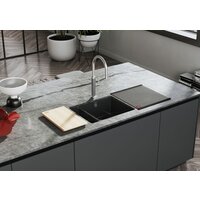 Кухонная мойка Franke KubusX KXK 160-37-12 126.0738.300 (оникс) - Превью изображения №2 — Интернет-магазин ПроЗаказ