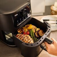 Аэрогриль (аэрофритюрница) Braun MultiFry 5 Air Fryer 3-i-n1 HF5075IBK - Превью изображения №7 — Интернет-магазин ПроЗаказ