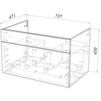  Garda Тумба под умывальник Onda 106Н-750_PVC 09.106н.750.PVC (золотой мрамор) - Превью изображения №4 — Интернет-магазин ПроЗаказ