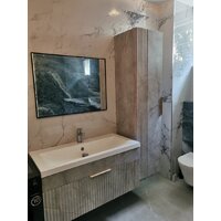  Garda Тумба под умывальник Onda 106Н-750_PVC 09.106н.750.PVC (золотой мрамор) - Превью изображения №3 — Интернет-магазин ПроЗаказ