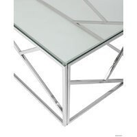 Журнальный столик Stool Group Арт Деко 120x60 ECT-015 (прозрачное стекло/сталь серебристый) - Превью изображения №2 — Интернет-магазин ПроЗаказ