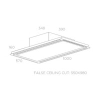 Кухонная вытяжка Elica Hilight Glass H30 WH/A/100 PRF0146246A - Превью изображения №3 — Интернет-магазин ПроЗаказ