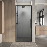 Душевая дверь Niagara Nova NG-34-L9CHGR 90x195 (графит/шиншилла стекло) - Превью изображения №8 — Интернет-магазин ПроЗаказ