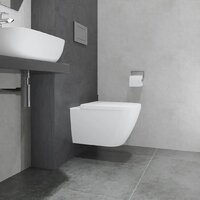 Унитаз подвесной Lauter Nuremberg 21811 + 21901002 (белый, с кнопкой смыва 219704J черный) - Превью изображения №11 — Интернет-магазин ПроЗаказ