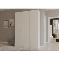 Шкаф распашной Интермебель Марсель-3 МР 01-03-MN (белый софт) - Превью изображения №3 — Интернет-магазин ПроЗаказ