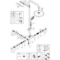 Душевая система  Grohe Vitalio Start 26677001 - Превью изображения №5 — Интернет-магазин ПроЗаказ