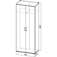 Шкаф распашной Интермебель К-001 (дуб венге) - Превью изображения №2 — Интернет-магазин ПроЗаказ