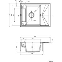 Кухонная мойка Deante Magnetic ZRM N11A - Превью изображения №2 — Интернет-магазин ПроЗаказ