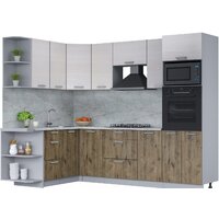 Интерлиния Мила Лайт 1.68x2.6 левая (вудлайн кремовый/дуб веллингтон/серый каспий)