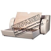 Диван Анмикс Каспер (коричневый велюр/кож.зам т.коричн/принт инкас) - Превью изображения №3 — Интернет-магазин ПроЗаказ