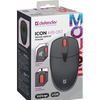 Мышь Defender Icon MB-057 (черный) - Превью изображения №4 — Интернет-магазин ПроЗаказ