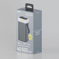 Внешний аккумулятор TFN Apollo RGB 22.5W 40000mAh (серый) - Превью изображения №6 — Интернет-магазин ПроЗаказ