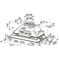 Кухонная вытяжка Franke Inca Smart FBI 705 GR 305.0599.533 - Превью изображения №3 — Интернет-магазин ПроЗаказ
