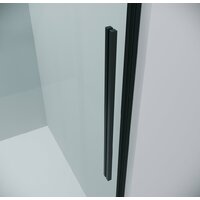 Душевая дверь Grossman Galaxy 100.K33.01.120.21.00 120x195 (черный матовый/стекло прозрачное) - Превью изображения №3 — Интернет-магазин ПроЗаказ