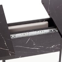Кухонный стол TetChair Smart 105-140x68.6х75 (мрамор блэк роял/белый) - Превью изображения №9 — Интернет-магазин ПроЗаказ