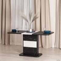 Кухонный стол TetChair Smart 105-140x68.6х75 (мрамор блэк роял/белый) - Превью изображения №12 — Интернет-магазин ПроЗаказ