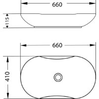 Умывальник Lauter 21570 + Cascade 21СК0655C - Превью изображения №4 — Интернет-магазин ПроЗаказ