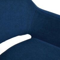 Офисное кресло TetChair Modena (флок, хром/синий) - Превью изображения №10 — Интернет-магазин ПроЗаказ