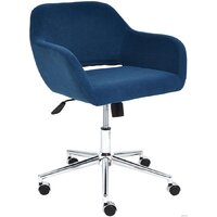 TetChair Modena (флок, хром/синий)