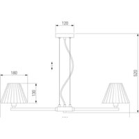 Подвесная люстра Евросвет 60136/8 (хром/графит) - Превью изображения №2 — Интернет-магазин ПроЗаказ