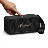 Беспроводная колонка Marshall Middleton II (черный/латунь) - Превью изображения №4 — Интернет-магазин ПроЗаказ