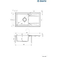 Кухонная мойка Deante ZQJ_5113 - Превью изображения №2 — Интернет-магазин ПроЗаказ