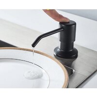 Кухонная мойка БелЭворс Mila L + смеситель W74004-2 + дозатор L405F (черный) - Превью изображения №7 — Интернет-магазин ПроЗаказ