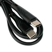 Кабель Cablexpert CCB-USB2-CMCMO1-1MB USB Type-C - USB Type-C (1 м, черный) - Превью изображения №2 — Интернет-магазин ПроЗаказ