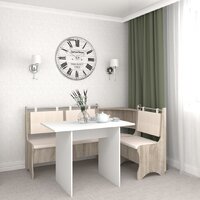 Угловой диван Mio Tesoro Оазис-2 108x163 (дуб сонома/ваниль) - Превью изображения №3 — Интернет-магазин ПроЗаказ