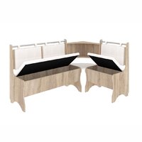 Угловой диван Mio Tesoro Оазис-2 108x163 (дуб сонома/ваниль) - Превью изображения №2 — Интернет-магазин ПроЗаказ