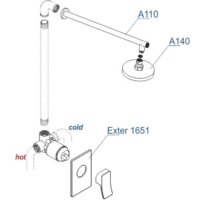 Душевая система  Wasserkraft A12610 - Превью изображения №3 — Интернет-магазин ПроЗаказ