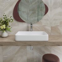 Умывальник Lauter 21842 + клапан 21190W + сифон 21635W (белый матовый) - Превью изображения №10 — Интернет-магазин ПроЗаказ