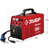 Сварочный инвертор Зубр ПС-200 - Превью изображения №2 — Интернет-магазин ПроЗаказ