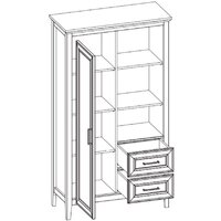 Шкаф распашной Black Red White Classic REG1D2S (глиняный серый) - Превью изображения №4 — Интернет-магазин ПроЗаказ